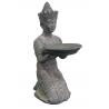 China Traditional Kneeing Statue Water Fountain Bird Bath With CE GS TUV UL wholesale