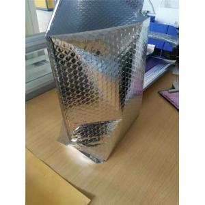 China Big Volume Stand Up Metallic Bubble Mailers Silver 145x210mm #C Aluminum Foil Wrinkle Resistant supplier