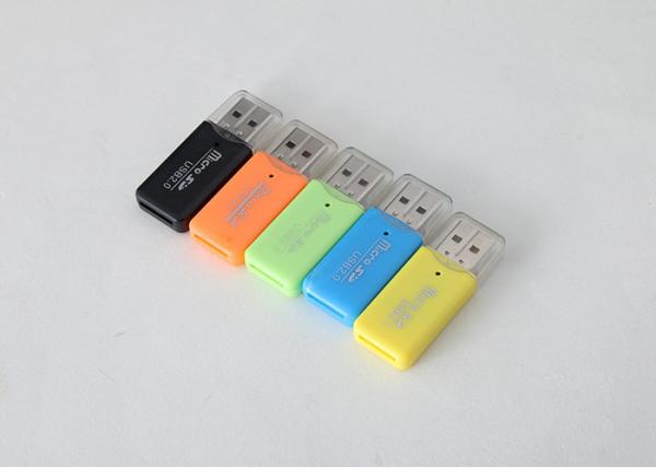 4.8 X 2 X 0.6cm Portable Card Reader USB 2.0 For SD SDHC Memory Card 2gb 4gb 8gb