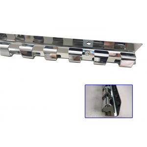 China Single Side Precision Metal Stamping Parts Pvc Strip Curtain Hanging Bracket supplier