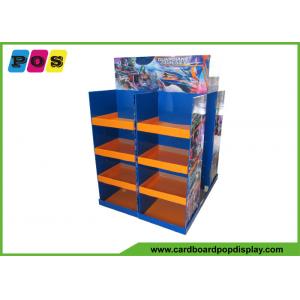 China Multi Sided Corrugated Pallet Display Shelves , Product Display Stands For RC Toys PA017 supplier