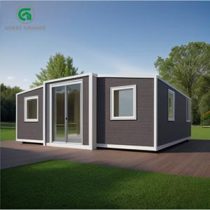 China 5 Bedroom Shipping Container Expandable Prefab House Kitchen Toilet Interior Design supplier