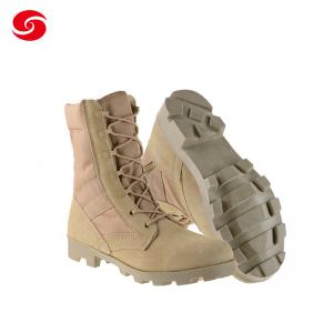 China Panama Desert Color Military Combat Shoes Outdoor Combat Hiking Boots supplier