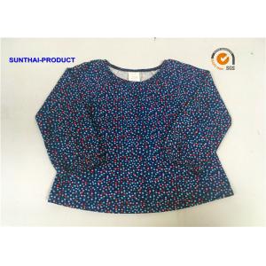 China Comfortable Design Baby Top Long Raglan Sleeve Elastic Neck and Cuff Pin Dot Reactive Baby T-Shirt supplier