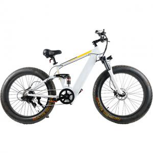 China KMC Chain Electric Fat Tyre Mountain Bike , Shimano Electric Bicycle supplier