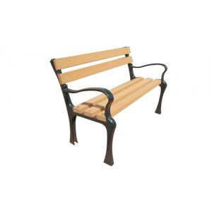 China Smooth Solid WPC Outdoor Furniture , Wood Plastic Composite Park / Garden Bench wholesale