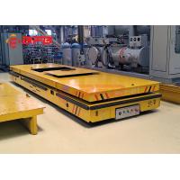 China Electric Orange Color Heavy Duty Plant Trailer For Cement Floor Q235 Material on sale