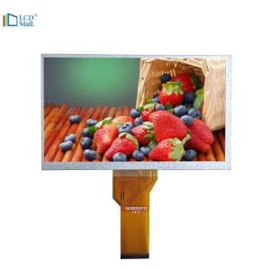 China Pantalla LCD de 7 pulgadas WVGA TFT 800*480 Resolución de 6 horas Dirección de visualización Pantalla LCD wholesale