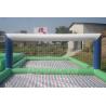 China Anti-UV 0.9mm PVC Tarpaulin Inflatable Water Volleyball Court For Water Sport Games wholesale