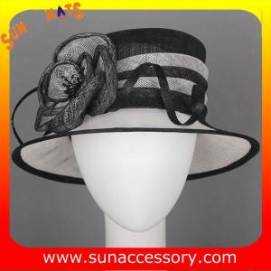 Elegant fancy Church sinamay hats for ladies ,Sinamay cloche hats