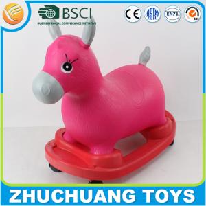 China riding toy horse on wheels for kid and adult supplier