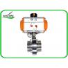China Aluminium Actuator Pneumatic Butterfly Valve , Male / Female Threaded Butterfly Valves wholesale