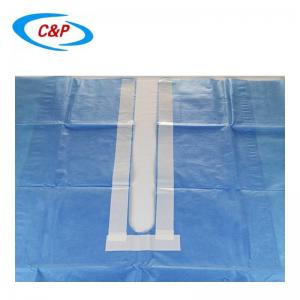 Hospital And Clinic Disposable Orthopedic Surgery Split Drape With Adhesive