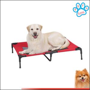 dog bed elevated Travel best elevated dog bed Steel-Framed Bed Cot with Knitted Fabric