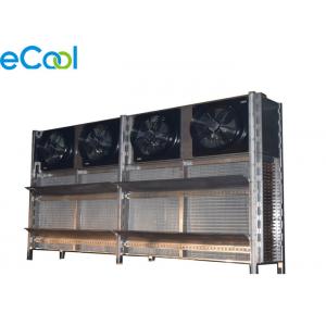 China Energy Saving Air Cooled Cold Room Evaporator For Industrial Brine Unit With Copper Tube Al Fins supplier