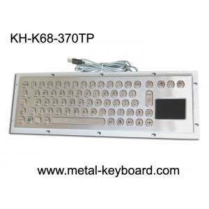 Stable Performance Industrial Keyboard with Touchpad 70 Keys , Metal Touchpad Keyboard