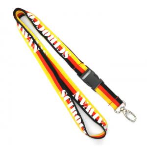 Three Color ID Card Holder Lanyard With Egg Hook For Company Staff