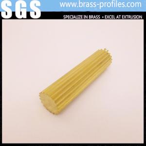 China Brass Round Rods , Gearing Brass Rod Sections , Brass Extrusion Rods supplier