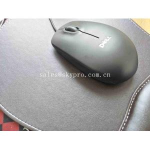 Custom Neoprene Rubber Sheet PU Leather Gaming Wrist Rest Mouse Pad For Office