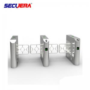 China Supermarket Exit Control Counter Checkout Safety Manual Turnstile Barrier Gate Swing Barrier Gate supplier
