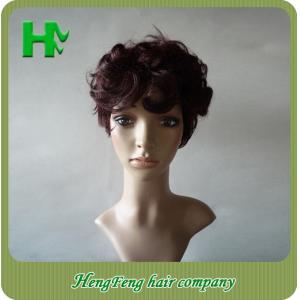 China 7A Black Deep Wave Natural Human Hair Wigs No Shedding No Tangle For Black Women supplier