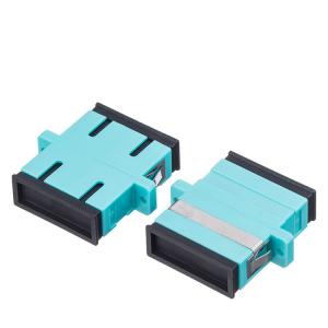 Optical Fiber Adapter Optic Adapter LC/APC Single Mode Duplex Coupler Coupling Adapter Connector
