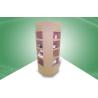 China Portable 8 Face All Round Show Pos Cardboard Displays 4c Offset Printing wholesale