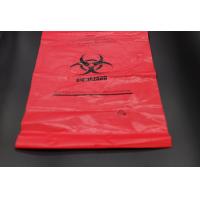 China High Strength Polyethylene Autoclavable Biohazard Bag With High Temperature Tag on sale