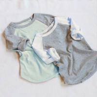 China Baseball Custom Tee Shirts 190gsm 100% Cotton Toddler Raglan Sleeve 16T on sale