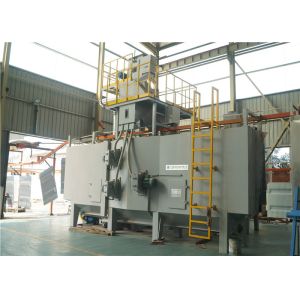 China equipo del chorreo con granalla de las ruedas 4pcs, explosionador abrasivo del monorrail continuo flexible para el lote supplier