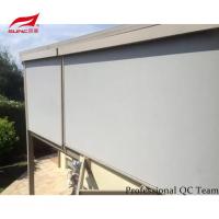 China Zip Screen Motorized Outdoor Roller Blinds Window Shade Waterproof For Patio on sale