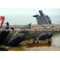 China Floating Pontoon Boat Salvage Airbags , Underwater Engineering Marine Rubber Airbag on sale