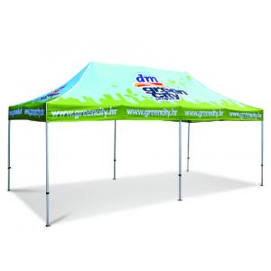 Hexagonal Custom Printed Pop Up Canopy , Steel Frame Personalized Pop Up Canopy