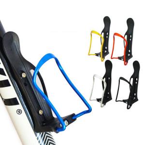 China Alloy Aluminum Bike Basket Water Bottle Holder Cycling Rear Saddle Mount Holder Bracket supplier