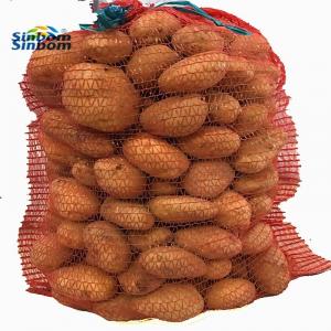 China Fruit HDPE Plastic Polypropylene Onion Raschel Sacks PP Leno Mesh Bags Customized Logo supplier