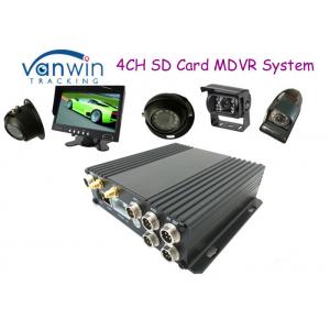China Black Box HD 4CH SD Card Mobile DVR Support 256GB, Dual SD Card Slots supplier