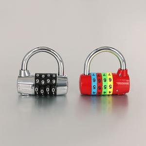 China Zinc Alloy Steel Door Combination Lock Padlock Number Combination Round Shape wholesale