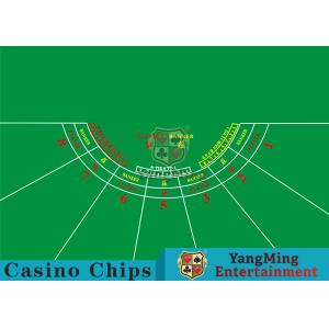 China 7 Players Roulette Board Layout With Personalized Custom Printing Services supplier