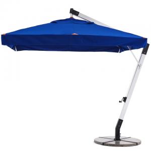 13 ft Heavy duty strong windproof Beach umbrella outdoor large square cantilever umbrella with fringe---2091M4