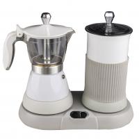 China Aluminum 3 Cups Electric Espresso Moka Coffee Maker Auto Shut Off Function Moka Express Cofeemaker Plastic Coffee Maker on sale