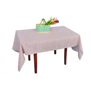 China 0.1mm - 0.3mm Thickness Checkered Table Cloth With Poly Viscose Fabric Material wholesale
