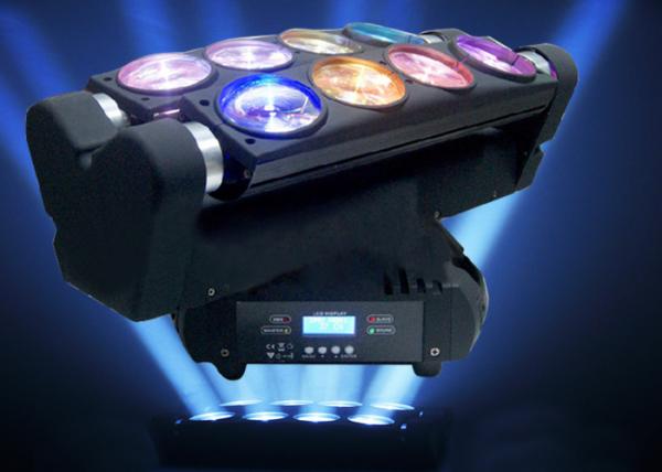 Disco Party DJ Lighting Moving Head Spider Lights Cree LED 8x10W RGBW Multi