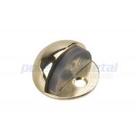 China Polished Brass Decorative Door Hardware Low Profile Commercial Door Stop 1 on sale