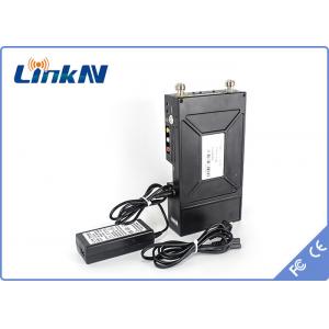 China Military Manpack COFDM Video Transmitter HDMI & CVBS Rugged Design Battery Powered supplier