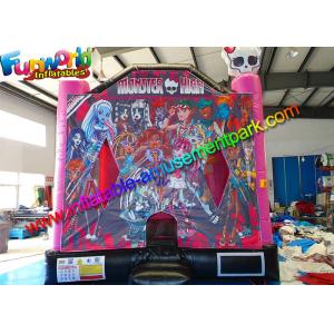 Monster High Themed Bounce House ,  Inflatable Bouncy House for Commercial