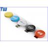 Tiny Twister Round 64GB Flash Drives Customized Branding USB Device