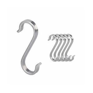 M2-M12 Meat Steel S Hooks Customized Polish Metal S Hook Hanging