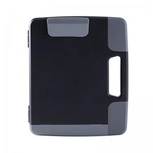 China Portable Black Plastic A4 Clipboard Box File Waterproof For School supplier