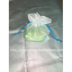 Custom Printed Foldable Drawstring Plastic Bags For Candy Gift