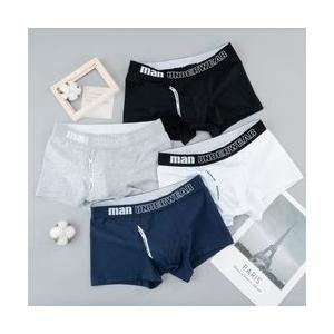 Breathable Cotton Men Underwear Seamless Available Customize Color
